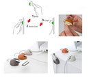 Cable Drop Mini - Ledningsholder pakke med 6 stk. tilfældige farver