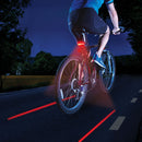 Wireless Rear Light With Flashing Light & Laser