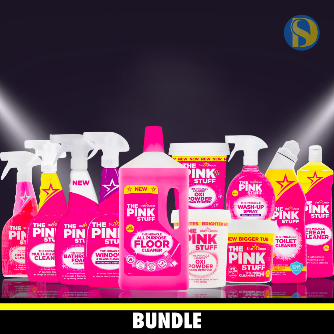 Stardrops - The Pink Stuff - The Miracle Cleaning Paste, Multi-Purpose  Spray, And Bathroom Foam 3-Pack Bundle : Office Products 