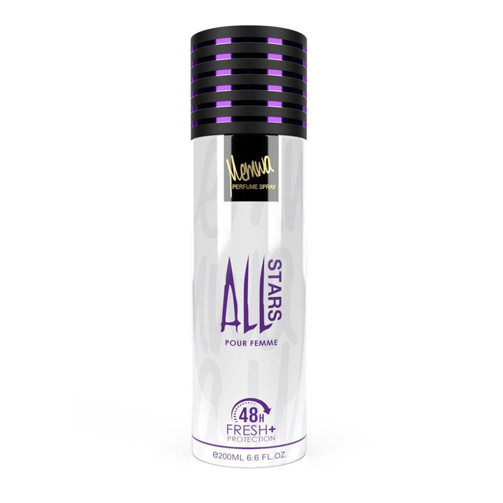 Deodorant / Parfume Spray 200ml 48h Memwa All Stars Pour Femme