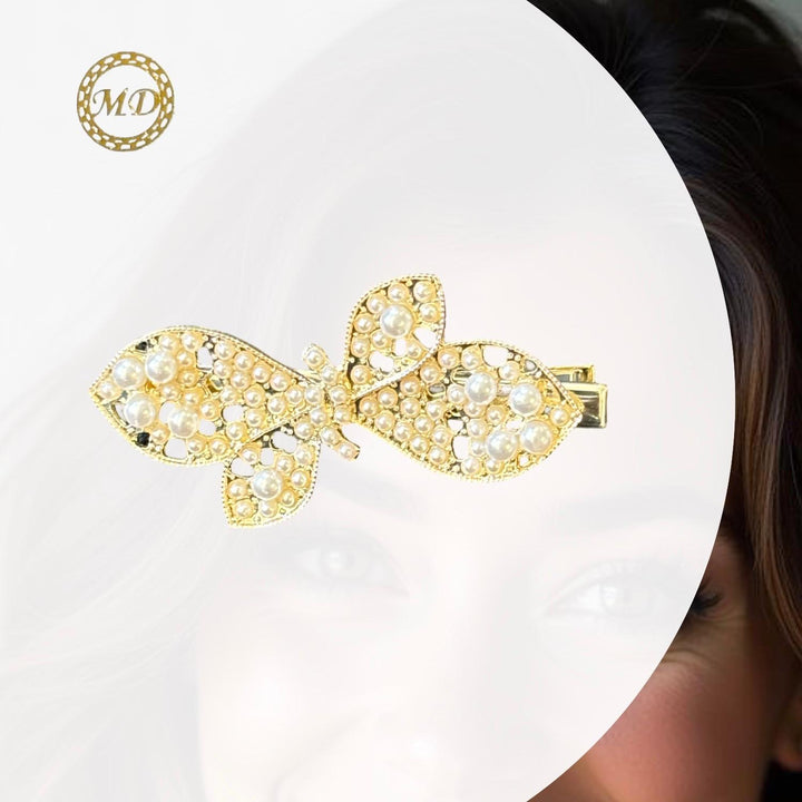 Elegante hårpynt med spænder/ el. Nåle