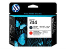 HP 744 F9J88A Mat Schwarz / Rot Druckkopf ⎮ 725184104510 ⎮ RZ_001104