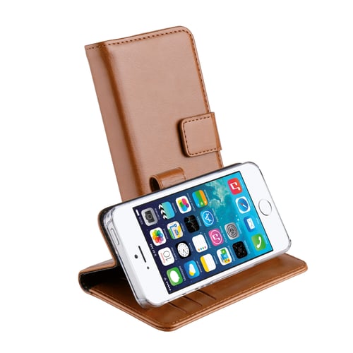 Vivanco Classic Wallet iPhone 5/5S/SE Brun