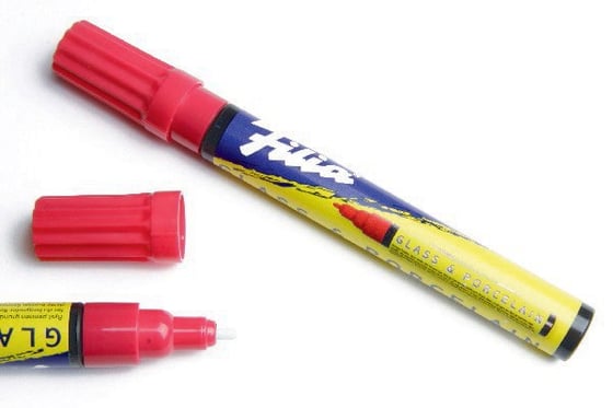 Glass & Porcelain marker carmin red ⎮ 5700137948057 ⎮ VE_794805