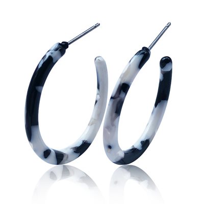 Everneed ørering Sort, Hvid Hunstik ⎮ 1348100229716 ⎮ EV_000723