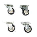 Møbel Hjul - 360 Grader Roterende & Ø50, 14Mm (Belastning 20 Kg.) 4 Stk