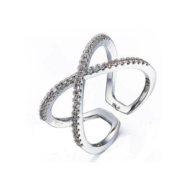 Everneed Scarlett - krydsring sølv ⎮ 1348100220904 ⎮ EV_000403