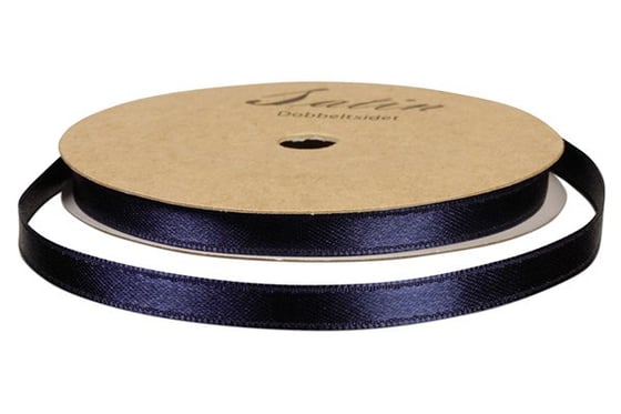 Satinbånd 6mm 10m marineblå ⎮ 5700137432518 ⎮ VE_743251