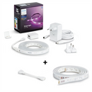 Philips Hue Lightstrip indendørs 2m + Hue Lightstrip forlænger 1m Bundle