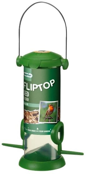 Gardman Flip Top Foderautomat til frø    ⎮ 5024160658784 ⎮ FS_000568