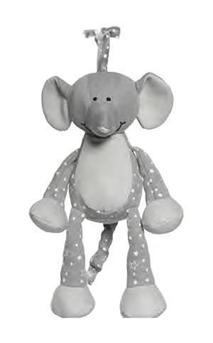 Teddykompaniet Bamse med Spilledåse, Elefant, 2799 +0mdr ⎮ 7331626027991 ⎮ GP_005726