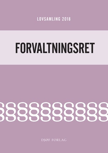 Lovsamling 2018 – Forvaltningsret