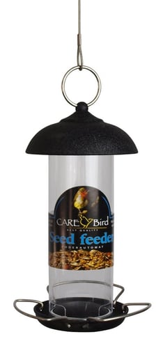 Foderautomat Mini Seed Feeder - Crackle Black