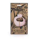 Oli & Carol Armbånd i naturgummi Flamingoen Sky  ⎮ 8437015928975 ⎮ RT_000025