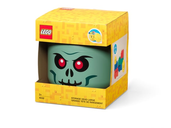 LEGO Opbevaringshoved (stort) - grønt skelet ⎮ 5711938248505 ⎮ RC_000248