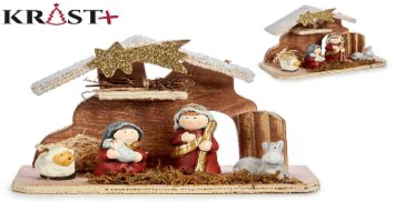 Christ - Virgin Mary's farm theme Approx 20 cm.