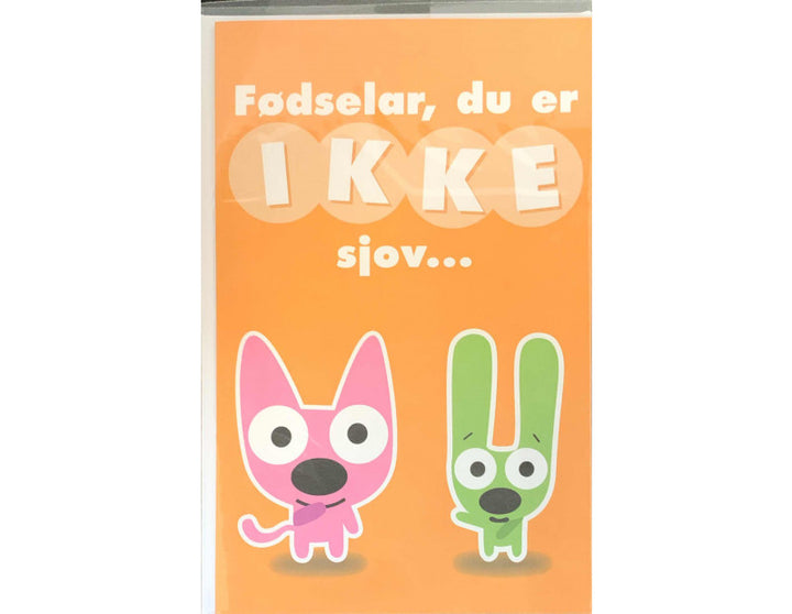 Kort - Fødselsdag