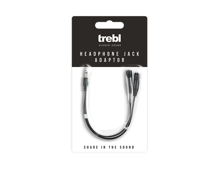 Trebl - Hovedtelefon Splitterstik Adapter - Dollarstore.dk