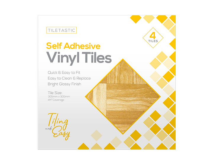 Tiletastic - Selvklæbende Vinyl Trægulv - Dollarstore.dk