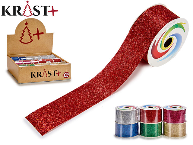 Krist - Gift ribbon with metallic color