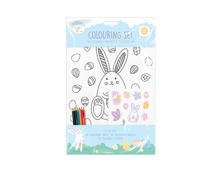 Hoppy Easter - Drawing Set With Stickers
