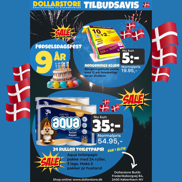 Tilbudsavis - Fødselsdagsfest