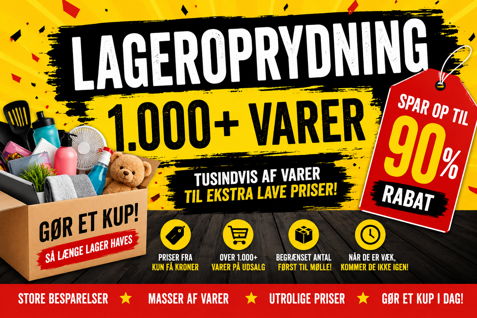 Lageroprydning