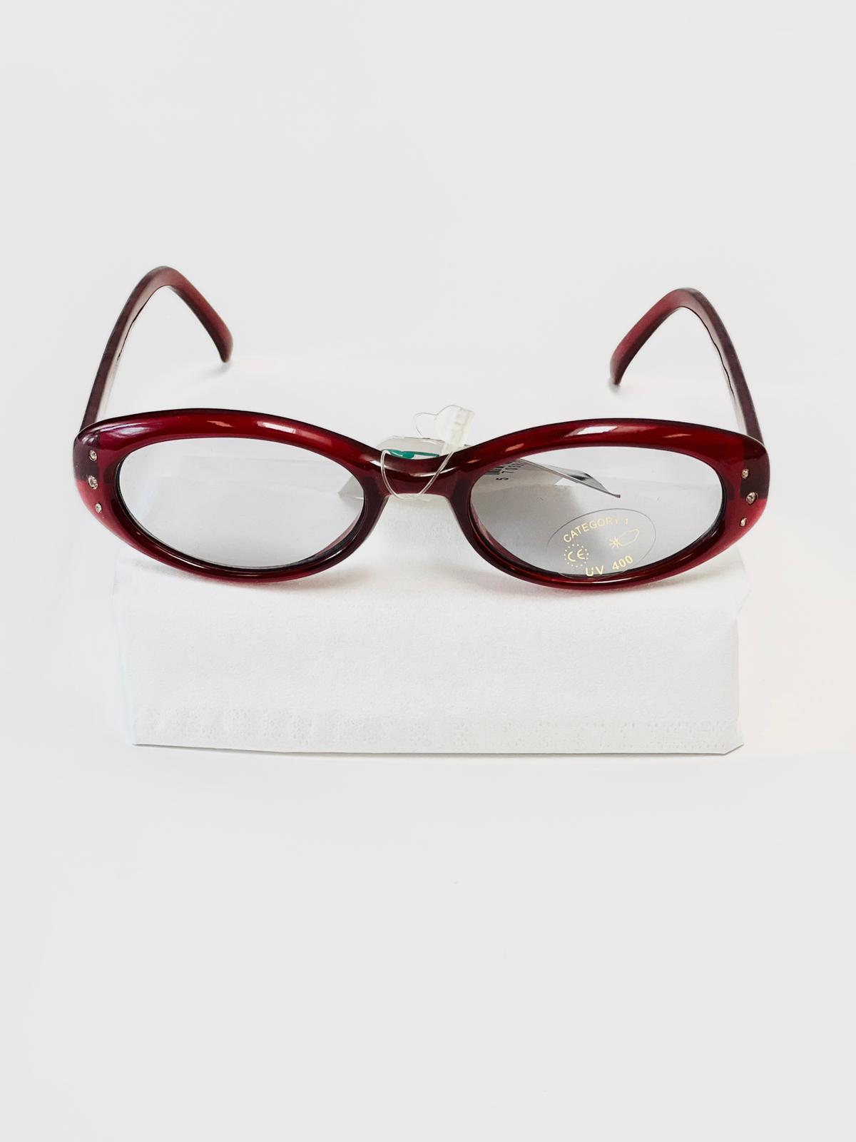 Children's sunglasses UV - Red with diamond beads