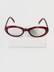 Children's sunglasses UV - Red with diamond beads