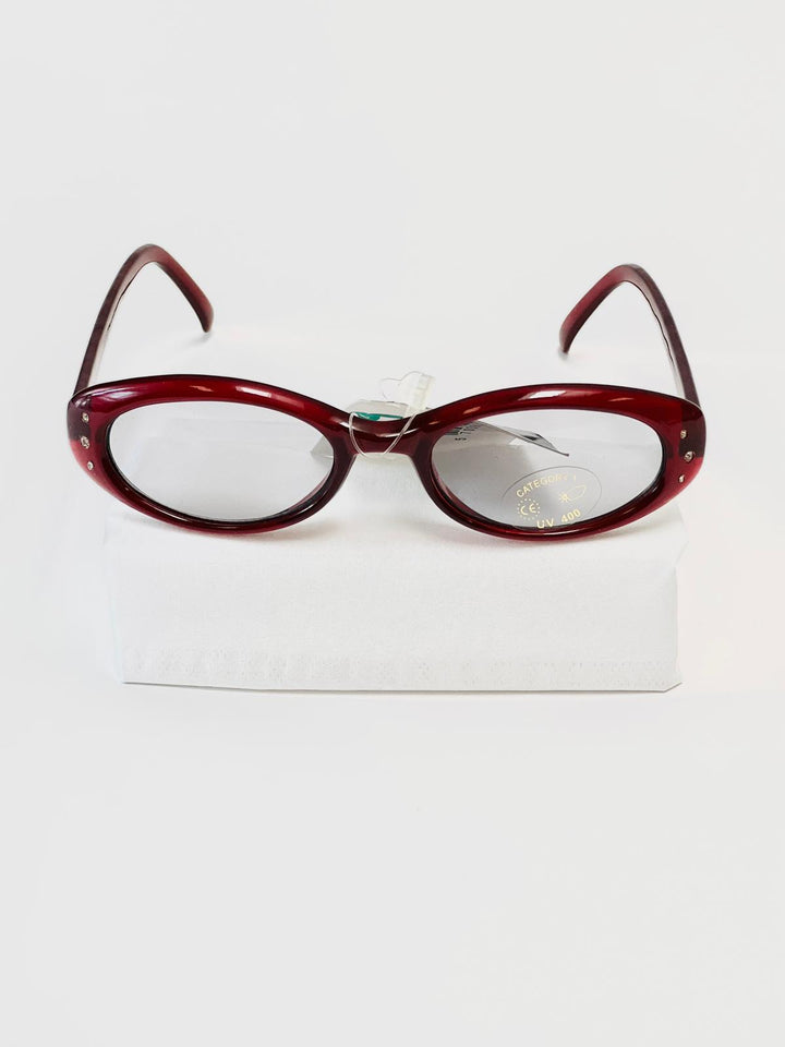 Children's sunglasses UV - Red with diamond beads