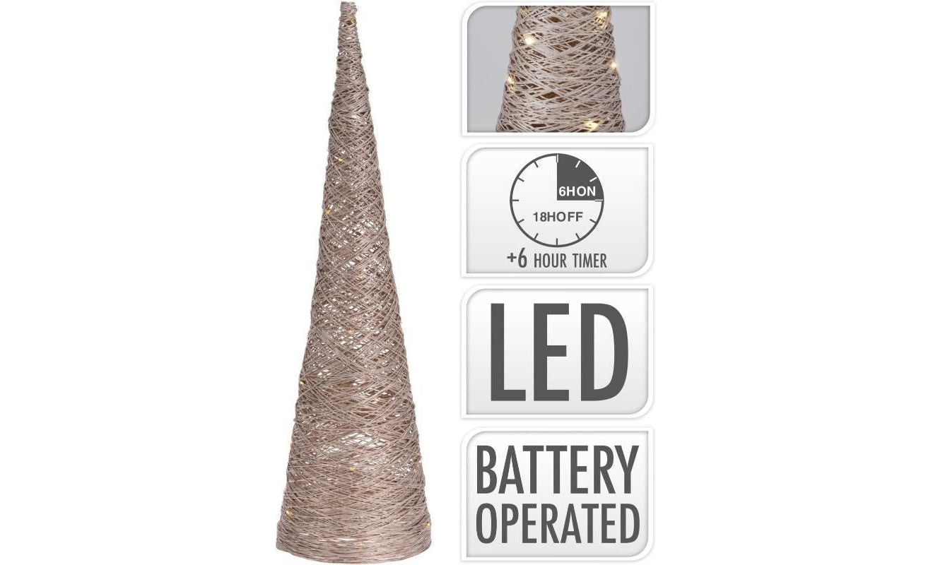 Christmas tree Matt Gold 60 cm