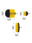 Protools - drill-powered Cleaning Brushes 3 pcs Cleaning Brushes drill-powered