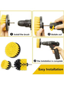 Protools - drill-powered Cleaning Brushes 3 pcs Cleaning Brushes drill-powered