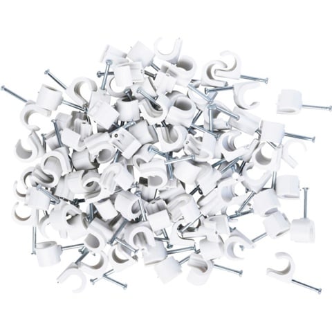 Blandet Runde Kabelklemmer  85 Stk