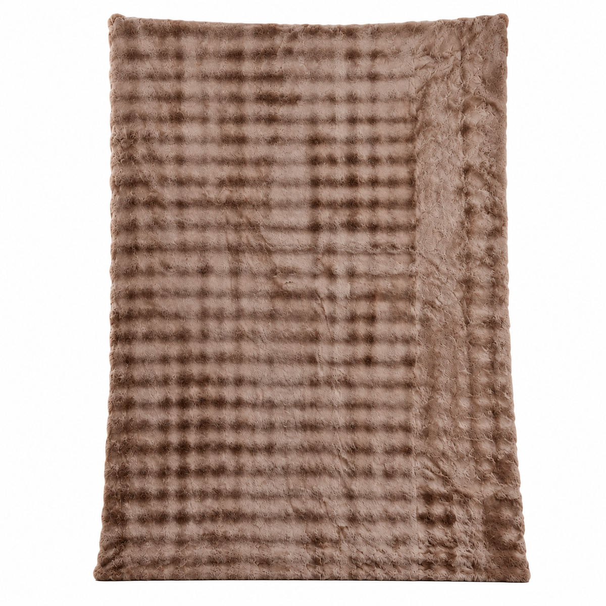 Velour Bubble Teddy Beige Tæppe 180x290 cm