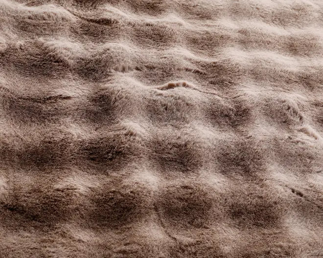 Velour Bubble Teddy Beige Tæppe 180x290 cm