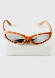 Children's sunglasses UV - Orange with Ladybug