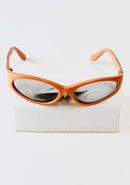 Children's sunglasses UV - Orange with Ladybug