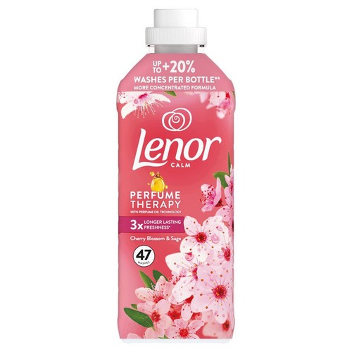Lenor Skyllemiddel Cherry Blossom – 47 vaske – 987 ml – Ekstra Koncentreret (1kr pr vask)
