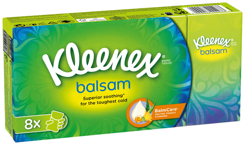 Kleenex Balsam 8pk handkerchiefs