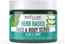 BioLuxe Face & Body Scrub Aloe & Mint 325ml