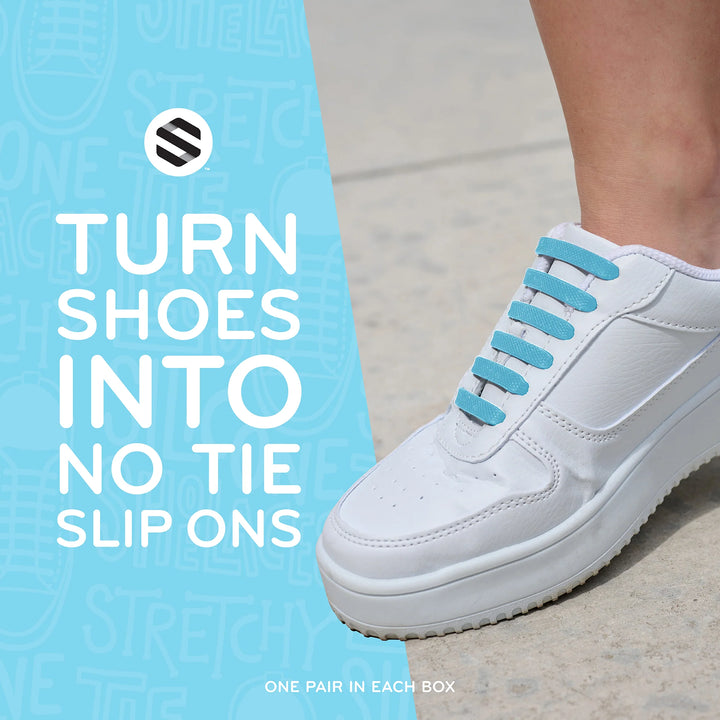 Snørefri Elastiske Snørebånd Silikone - Bind aldrig snørebånd igen!