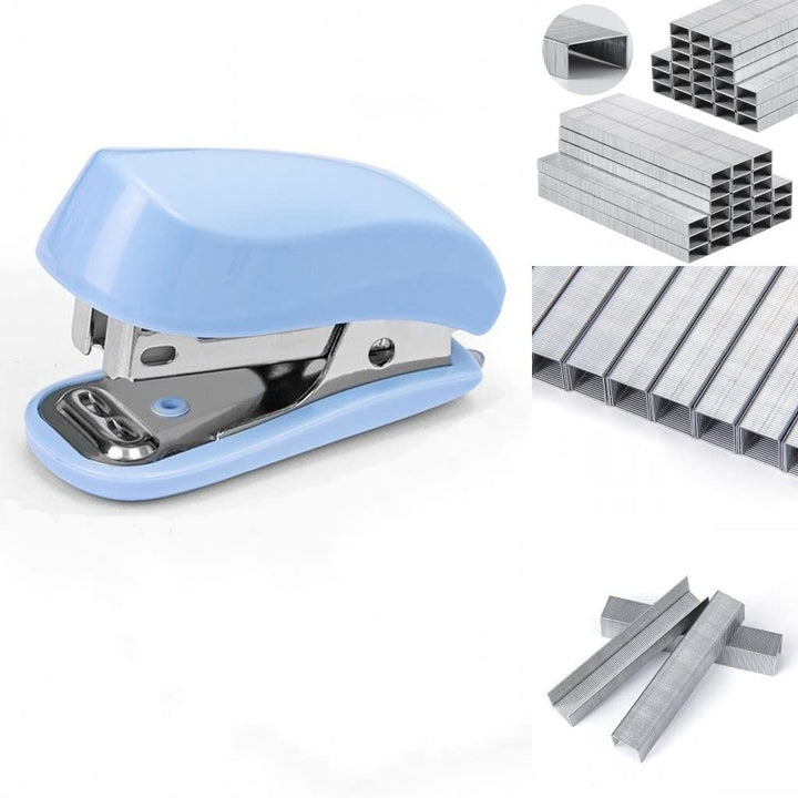 Mini Hæfteklemmer sæt, klemmer inkluderet (tilfældig farve)