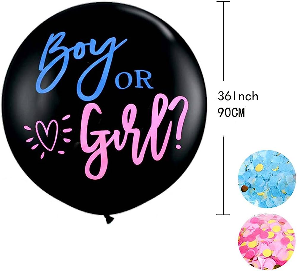 ColorParty - 90cm Boy or Girl surprise balloon (build your own kit)