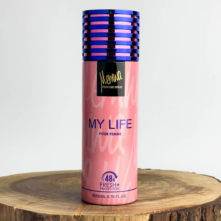 Deodorant / Parfume Spray 200ml 48h Memwa My Life Pour Femme
