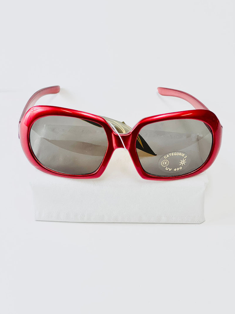 Children's sunglasses UV - Metallic red color