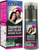 Cosmo Hårfarve Shampoo – [Intense Black] (180 ml)