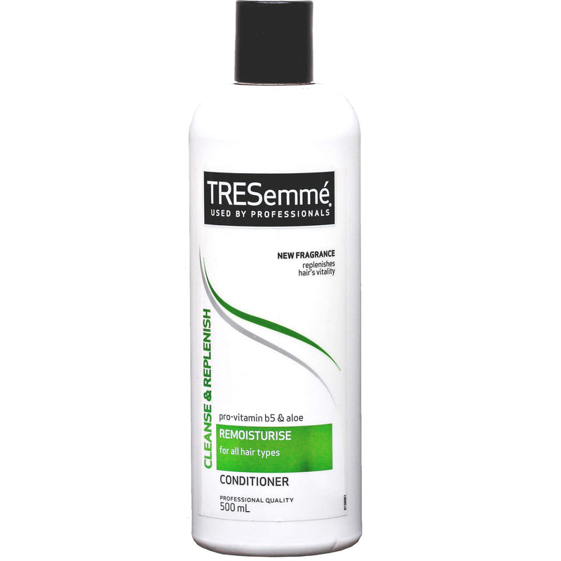 Tresemme Cleanse & Replenish 500ml Remoisturise Conditioner with Pro-Vitamin B5 & Aloe
