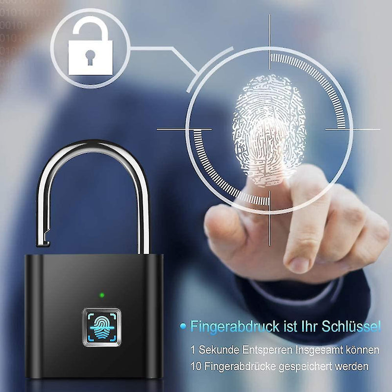 MITECH1 - Biometric fingerprint lock padlock