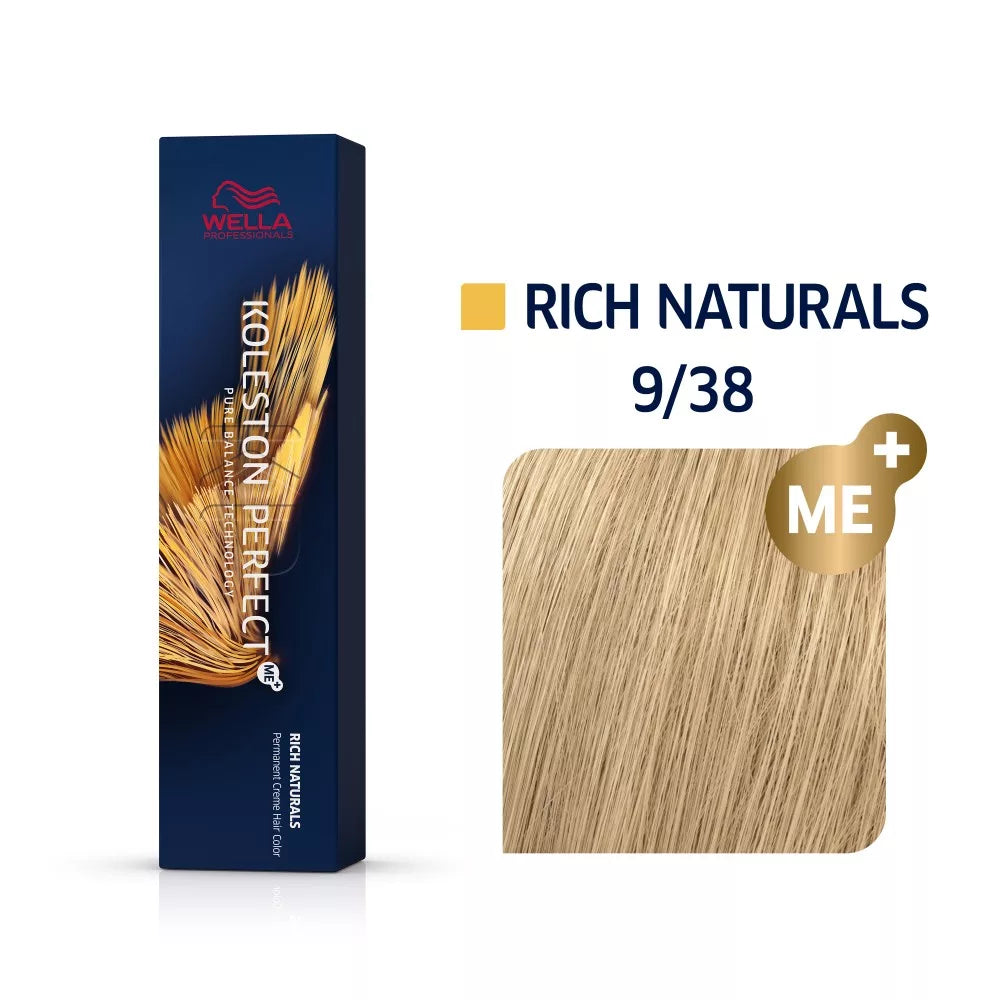 Wella Koleston Perfect 9/38 – Permanent Hårfarve Very Light Blonde Gold Pearl